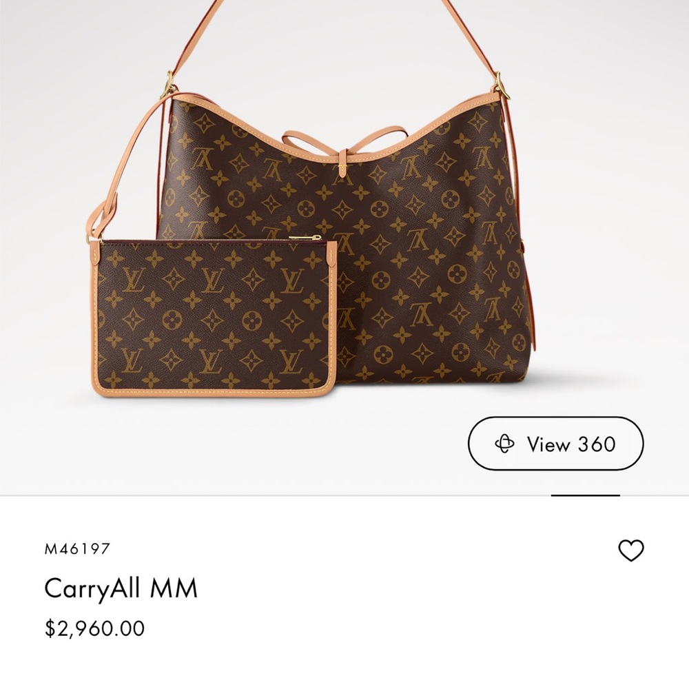 Louis Vuitton Brown Monogram Shoulder Bag Set